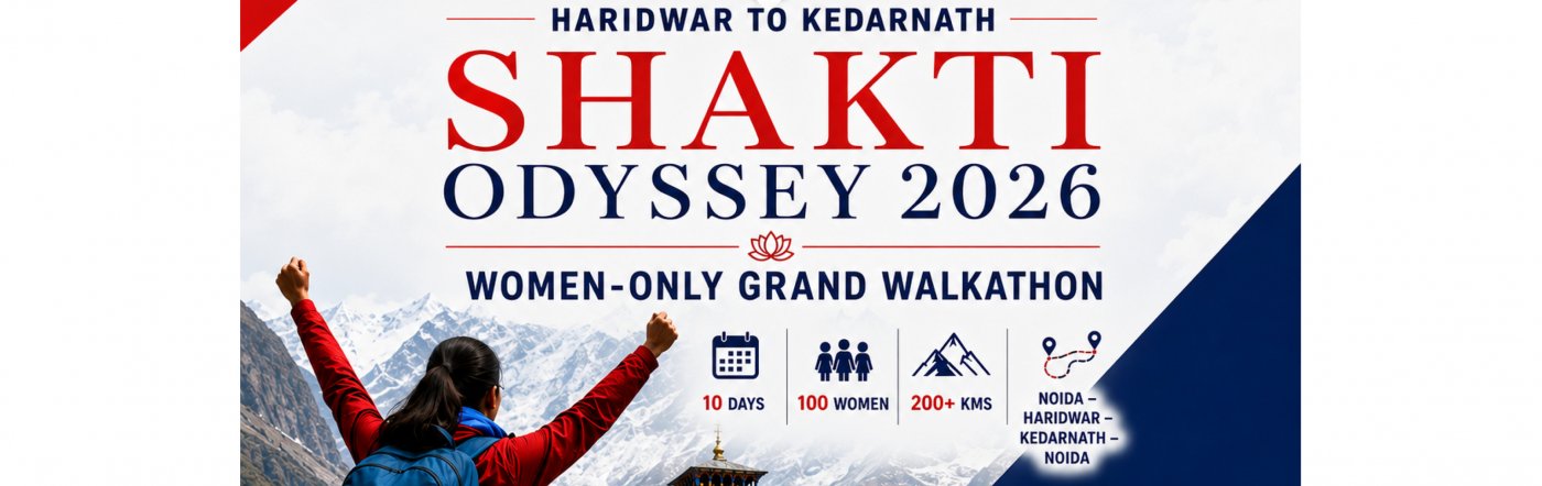 Haridwar to Kedarnath Grand Walkathon | Women Only | Shakti Odyssey 2026 by zurniz