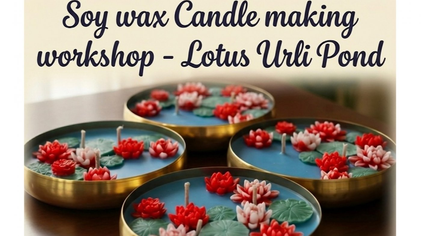 Soy Wax Candle Making- Lotus Urli Pond