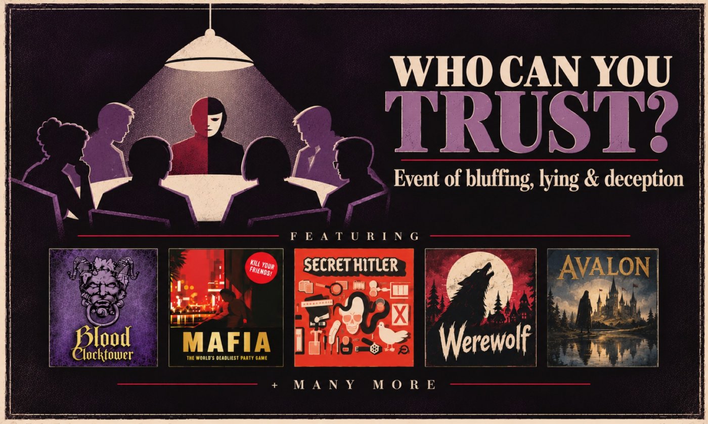 Social Deduction Board Game Afternoon: Mafia, Blood on the Clocktower & More | Lies & Betrayals