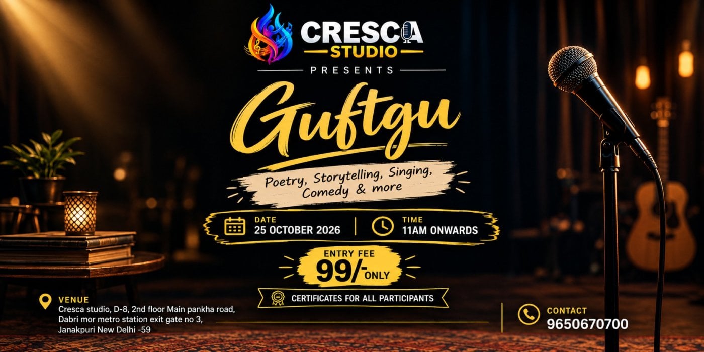 GUFTGU - Poetry, Storytelling, Singing, Comedy & More