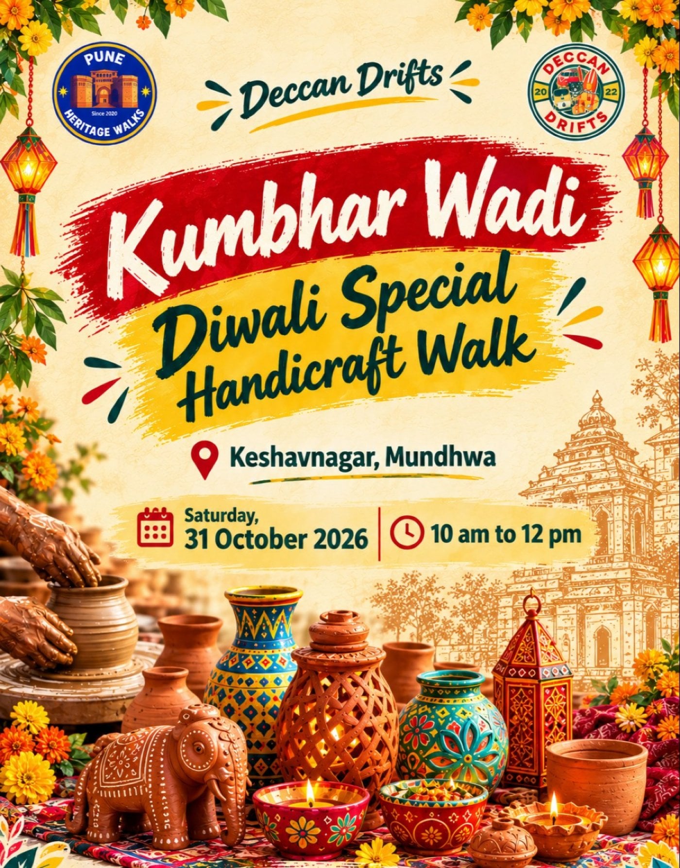 New Kumbhar Wadi, Pune - Diwali Special Walk by PHW