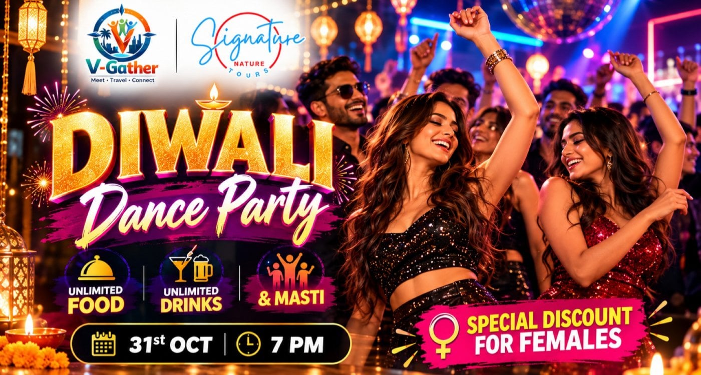Diwali Dance Party | Unlimited Food, Drinks & Social Meetup Delhi