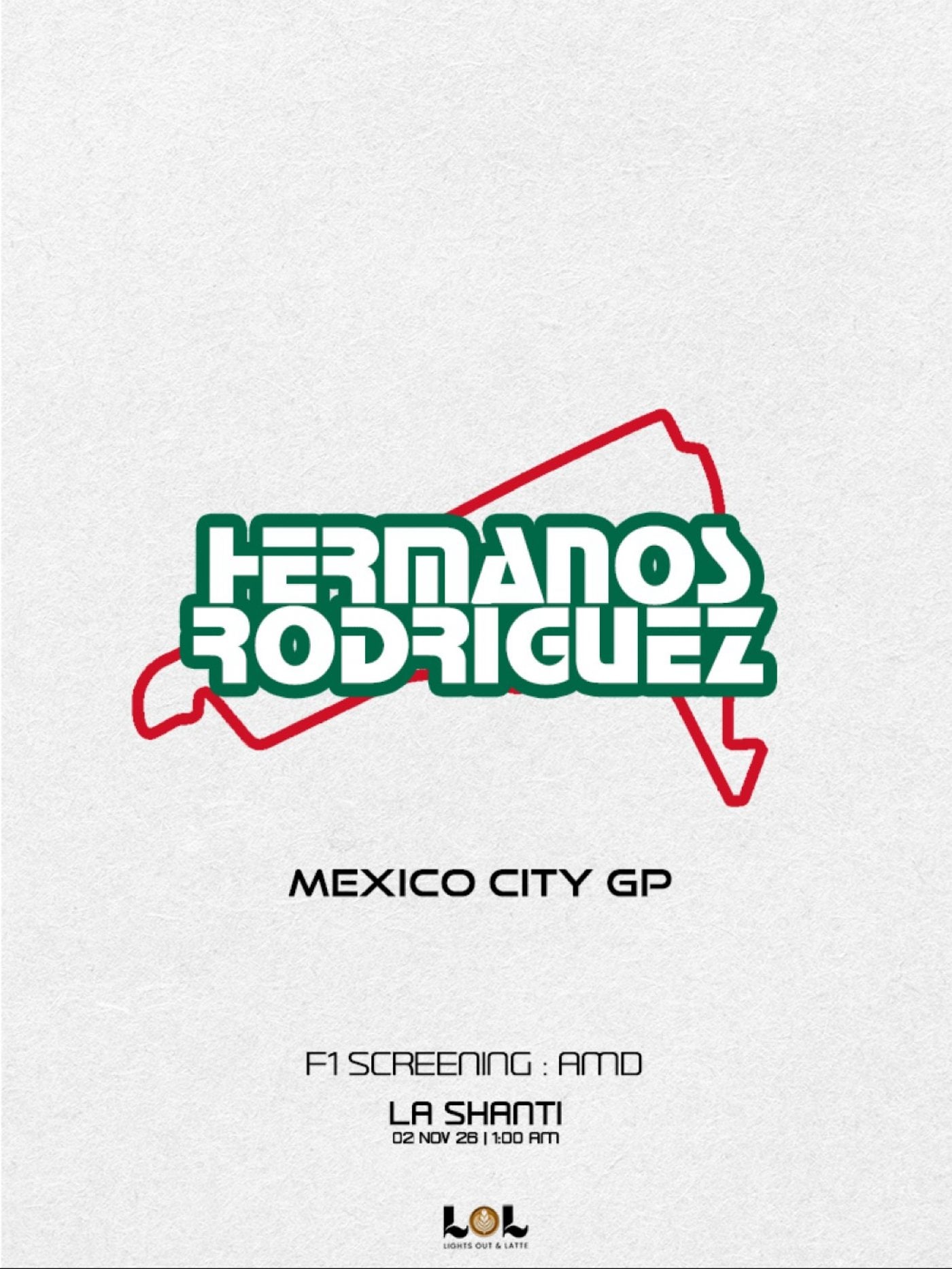 Mexico City Grand Prix Formula 1 Screening - Mexico GP F1 Race Live Autodromo Hermanos Rodriguez